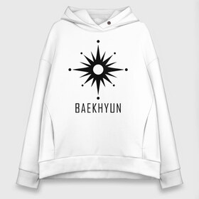 Женское худи Oversize хлопок с принтом EXO BAND BAEKHYUN в Кировске, френч-терри — 70% хлопок, 30% полиэстер. Мягкий теплый начес внутри —100% хлопок | боковые карманы, эластичные манжеты и нижняя кромка, капюшон на магнитной кнопке | baekhyun | chanyeol | d.o. | exo | exo band | exo k | exo m | kai | kris | lay | luhan | sehun | suho | tao | xiumin | пэкхён | чен | эхо