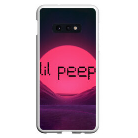 Чехол для Samsung S10E с принтом lil peep(Black Logo) в Кировске, Силикон | Область печати: задняя сторона чехла, без боковых панелей | cry baby | lil peep | logo | rap | заход солнца | знаменитости. эмо | известный исполнитель | неон | пип | редактируемое лого | реп | розоватый оттенок | рок | рэп | яркий фон