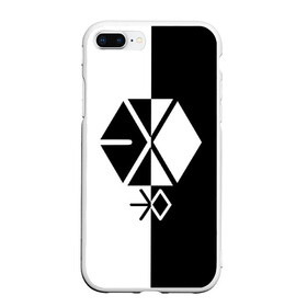 Чехол для iPhone 7Plus/8 Plus матовый с принтом EXO BAND в Кировске, Силикон | Область печати: задняя сторона чехла, без боковых панелей | Тематика изображения на принте: baekhyun | chanyeol | d.o. | exo | exo band | exo k | exo m | kai | kris | lay | luhan | sehun | suho | tao | xiumin | пэкхён | чен | эхо