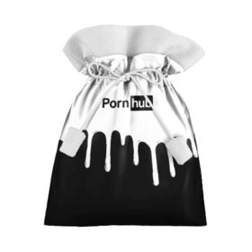 Подарочный 3D мешок с принтом PornHub в Кировске, 100% полиэстер | Размер: 29*39 см | Тематика изображения на принте: brazzers | pron | бразерс | браззерс | любовь | сайт | сэкс
