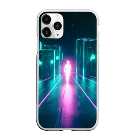 Чехол для iPhone 11 Pro Max матовый с принтом OutRun в Кировске, Силикон |  | cyber | drive | hotlinemimai | out | outdrive | outrun | retrowave | run | synth | synthwave | дорога | кибер | неон | ретро | ретровейв | синтвейв