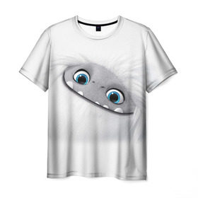 Мужская футболка 3D с принтом ABOMINABLE (Эверест) в Кировске, 100% полиэфир | прямой крой, круглый вырез горловины, длина до линии бедер | abominable | детям | для детей | ети | йети | лу | мультфильм | отвратительный | чудовище | эверест