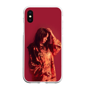 Чехол для iPhone XS Max матовый с принтом BILLIE EILISH в Кировске, Силикон | Область печати: задняя сторона чехла, без боковых панелей | bilie | billi | billie | eilish | eillish | elish | ellish | айлиш | алиш | били | билли | эйлиш | элиш