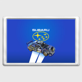 Магнит 45*70 с принтом Subaru в Кировске, Пластик | Размер: 78*52 мм; Размер печати: 70*45 | sti | subaru | subaru impreza | subaru impreza wrx sti | subaru sti | субару | субару импреза