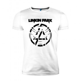 Мужская футболка премиум с принтом Linkin Park в Кировске, 92% хлопок, 8% лайкра | приталенный силуэт, круглый вырез ворота, длина до линии бедра, короткий рукав | 