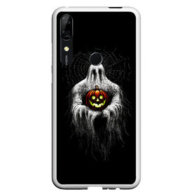 Чехол для Honor P Smart Z с принтом Halloween в Кировске, Силикон | Область печати: задняя сторона чехла, без боковых панелей | Тематика изображения на принте: 19 | 2019 | cat | ghost | halloween | ведьма | динозавр | кости | кошка | ночь | паук | приведение | призрак | скелет | тыква | тьма | ужас | хелловин | хеллоувин | хэллоуин | череп