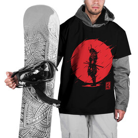Накидка на куртку 3D с принтом Samurai в Кировске, 100% полиэстер |  | ahegao | anime | blood | japan | samurai | senpai | warior | аниме | ахегао | воин | катана | кровавая | кровавый | кровь | луна | самураи | самурай | семпай | сенпай | солнце | япония