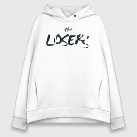 Женское худи Oversize хлопок с принтом The Losers в Кировске, френч-терри — 70% хлопок, 30% полиэстер. Мягкий теплый начес внутри —100% хлопок | боковые карманы, эластичные манжеты и нижняя кромка, капюшон на магнитной кнопке | clown | derry | it 2 | it: chapter two | loser | lover | pennywise | shtatit | stephen king | warner brothers | ворнер бразерс | дерри | клоун | оно 2 | пеннивайз | стивен кинг