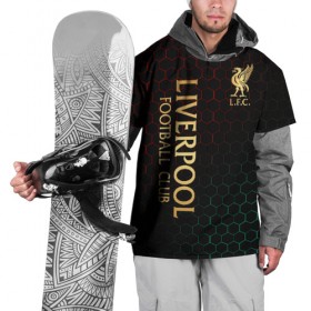 Накидка на куртку 3D с принтом Ливерпуль в Кировске, 100% полиэстер |  | 