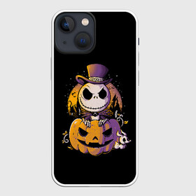 Чехол для iPhone 13 mini с принтом The Nightmare Before Christmas в Кировске,  |  | before | burton | christmas | horror | jack skellington | nightmare | tim | timothy | walter | бёртон | джек | перед | рождеством | скеллингтон | тим | тимоти | ужастик | ужасы