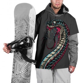 Накидка на куртку 3D с принтом Viper в Кировске, 100% полиэстер |  | animals | art | poison | snake | venom | venomous | viper | арт | гадюка | животное | животные | змеи | змей | змея | картинка | картинки | прикольная | прикольные | яд | ядовитая | ядовитый