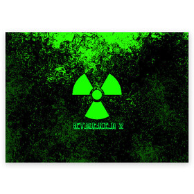 Поздравительная открытка с принтом S.T.A.L.K.E.R 2 в Кировске, 100% бумага | плотность бумаги 280 г/м2, матовая, на обратной стороне линовка и место для марки
 | game | stalker | stalker 2 | глуховский | радиация | сталкер | сталкеры | чернобыль | ядерный взрыв
