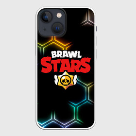 Чехол для iPhone 13 mini с принтом Brawl Stars Color Hex в Кировске,  |  | brawl | brawl st | brawl stars | colt | hexagon | logo | map | mobo | pattern | poco | shelly | stars | бравл | игра | игры | карта | кольт | лого | мобильные игры | патерн | паттерн | поко | соты | старс | шелли