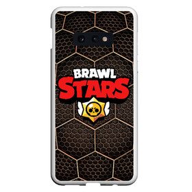 Чехол для Samsung S10E с принтом Brawl Stars Metal Hex в Кировске, Силикон | Область печати: задняя сторона чехла, без боковых панелей | Тематика изображения на принте: brawl | brawl st | brawl stars | colt | hexagon | logo | map | mobo | pattern | poco | shelly | stars | бравл | игра | игры | карта | кольт | лого | мобильные игры | патерн | паттерн | поко | соты | старс | шелли