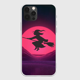 Чехол для iPhone 12 Pro Max с принтом The Witch(Happy Halloween) в Кировске, Силикон |  | Тематика изображения на принте: halloween | halloweenparty | witch | в подарок | ведьма | ведьмочка | вечеринка | детский дизайн | детский рисунок | для подарка | закат солнца | мягкие цвета | пати | хэллоуин