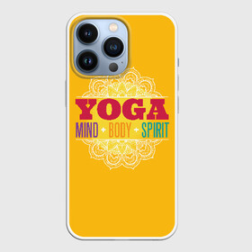 Чехол для iPhone 13 Pro с принтом Йога в Кировске,  |  | fitness | yoga | йога | медитация | фитнес