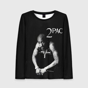 Женский лонгслив 3D с принтом 2pac в Кировске, 100% полиэстер | длинные рукава, круглый вырез горловины, полуприлегающий силуэт | 2pac | changes | nigga | oldschool | pac | rap | нигга | олдскулл | пак | рэп | тупак