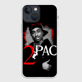 Чехол для iPhone 13 mini с принтом 2pac в Кировске,  |  | 2pac | changes | nigga | oldschool | pac | rap | нигга | олдскулл | пак | рэп | тупак
