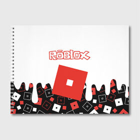 Альбом для рисования с принтом ROBLOX в Кировске, 100% бумага
 | матовая бумага, плотность 200 мг. | Тематика изображения на принте: roblox | roblox simulator. | код роблокс | роблокс | роблокс симулятор
