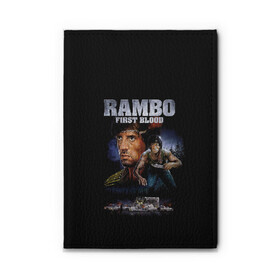 Обложка для автодокументов с принтом Rambo: First Blood в Кировске, натуральная кожа |  размер 19,9*13 см; внутри 4 больших “конверта” для документов и один маленький отдел — туда идеально встанут права | action | army | blood | first | john | last | rambo | stallone | states | sylvester | united | usa | армия | боевик | джон | кровь | первая | последняя | рэмбо | сильвестр | сталлоне | сша