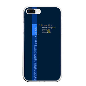 Чехол для iPhone 7Plus/8 Plus матовый с принтом if 1 == 2 в Кировске, Силикон | Область печати: задняя сторона чехла, без боковых панелей | it | php | айтишник | код | кодер | ошибка | програма | програмист | программа | программист | разработка | разработчик | сайт | сайты | си | си плюсплюс | си шарп | технарь | условие | явапхп | яваскрипт