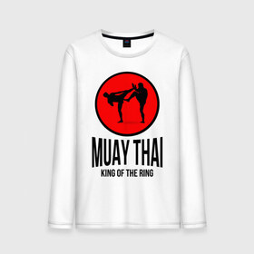 Мужской лонгслив хлопок с принтом Muay thai (двухсторонняя) в Кировске, 100% хлопок |  | boxer | boxing | fight | fighting | king of the ring | muay thai | боксер | король ринга | муай тай | тайский бокс