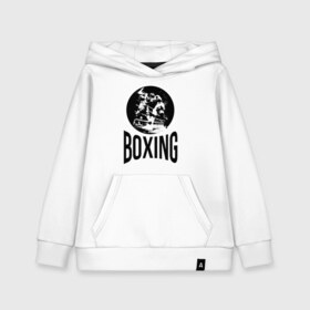 Детская толстовка хлопок с принтом Boxing (двухсторонняя) в Кировске, 100% хлопок | Круглый горловой вырез, эластичные манжеты, пояс, капюшен | boxer | boxing | fight | mma | бокс | боксер | тайский бокс