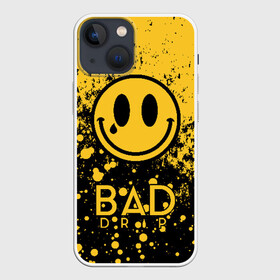 Чехол для iPhone 13 mini с принтом BAD DRIP в Кировске,  |  | bad | baddrip | cloud | coil | drip | smoke | vape | wape | бак | вейп | вейпер | дрипка | дым | койл | культура | мод | облако | пар | хипстер