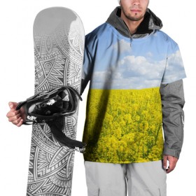 Накидка на куртку 3D с принтом Рапсовое поле в Кировске, 100% полиэстер |  | небо | облака | облако | поле | поля | посев | посевы | природа | природный | рапс | рапсовое | рапсовый | рапсом | туча | тучи | урожаи | урожай | цветами | цветок | цветы