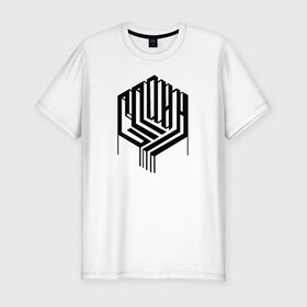 Мужская футболка премиум с принтом СПЛИН в Кировске, 92% хлопок, 8% лайкра | приталенный силуэт, круглый вырез ворота, длина до линии бедра, короткий рукав | splin | александр васильев | сплин