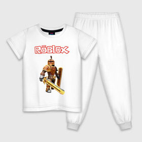 Детская пижама хлопок с принтом ROBLOX в Кировске, 100% хлопок |  брюки и футболка прямого кроя, без карманов, на брюках мягкая резинка на поясе и по низу штанин
 | roblox | roblox simulator. | код роблокс | роблокс | роблокс симулятор