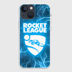 Чехол для iPhone 13 mini с принтом ROCKET LEAGUE в Кировске,  |  | racing. | rocket league | rocket league garage | rocket trade | гонки | рокет лига