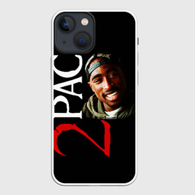 Чехол для iPhone 13 mini с принтом 2pac в Кировске,  |  | 2pac | nigga | oldschool | pac | rap | нигга | олдскулл | пак | рэп | тупак