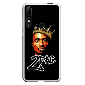 Чехол для Honor P Smart Z с принтом 2pac в Кировске, Силикон | Область печати: задняя сторона чехла, без боковых панелей | 2pac | nigga | oldschool | pac | rap | нигга | олдскулл | пак | рэп | тупак