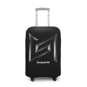 Чехол для чемодана 3D с принтом SuperM в Кировске, 86% полиэфир, 14% спандекс | двустороннее нанесение принта, прорези для ручек и колес | baekhyun | k pop | kai | lucas | mark | super m | superm | taemin | taeyong | ten | к поп | музыка | супер м | суперм