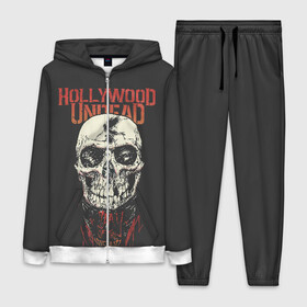 Женский костюм 3D с принтом Hollywood Undead в Кировске,  |  | hollywood | logo | mask | rap | rock | skull | undead | голливуд | лого | логотип | маски | нежить | реп | рок | рэп | череп | черепа