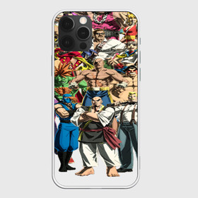 Чехол для iPhone 12 Pro с принтом Street Fighter Сharacters в Кировске, силикон | область печати: задняя сторона чехла, без боковых панелей | street fighter сharacters