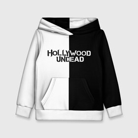 Детская толстовка 3D с принтом HOLLYWOOD UNDEAD в Кировске, 100% полиэстер | двухслойный капюшон со шнурком для регулировки, мягкие манжеты на рукавах и по низу толстовки, спереди карман-кенгуру с мягким внутренним слоем | deuce | hollywood undead | hu | j dog | shady jeff | голивудская нежить | голливуд | даниэль мурильо | джордан террелл | джордж артур рейган | дилан альварес | мэттью сент клер | нежить