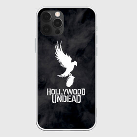 Чехол для iPhone 12 Pro с принтом HOLLYWOOD UNDEAD в Кировске, силикон | область печати: задняя сторона чехла, без боковых панелей | Тематика изображения на принте: deuce | hollywood undead | hu | j dog | shady jeff | голивудская нежить | голливуд | даниэль мурильо | джордан террелл | джордж артур рейган | дилан альварес | мэттью сент клер | нежить