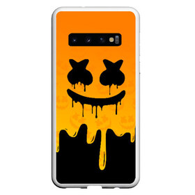 Чехол для Samsung Galaxy S10 с принтом MARSHMELLO HALLOWEEN в Кировске, Силикон | Область печати: задняя сторона чехла, без боковых панелей | Тематика изображения на принте: america | dj | halloween | marshmello | marshmello halloween | usa | америка | маршмелло | маршмелло хеллоуин | хеллоуин | хэллоуин