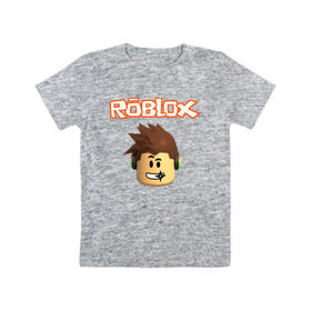 Детская футболка хлопок с принтом Roblox в Кировске, 100% хлопок | круглый вырез горловины, полуприлегающий силуэт, длина до линии бедер | roblox | roblox скачать | игра роблокс | коды роблокс | роблокс | роблокс играть | роблокс симулятор | скачать роблокс