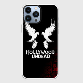 Чехол для iPhone 13 Pro Max с принтом HOLLYWOOD UNDEAD в Кировске,  |  | Тематика изображения на принте: deuce | hollywood undead | hu | j dog | shady jeff | голливуд | голливудская нежить | даниэль мурильо | джордан террелл | джордж артур рейган | дилан альварес | мэттью сент клер | нежить