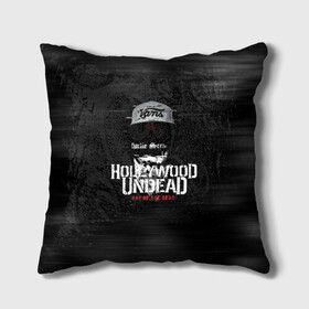 Подушка 3D с принтом Hollywood Undead в Кировске, наволочка – 100% полиэстер, наполнитель – холлофайбер (легкий наполнитель, не вызывает аллергию). | состоит из подушки и наволочки. Наволочка на молнии, легко снимается для стирки | Тематика изображения на принте: charlie scene | danny | funny man | hollywood undead | hu | j dog | johnny 3 tears | андед | голивуд | голливудская | группа | гу | нежить | реп | рок | рэп | рэпкор | ундед | ундэ