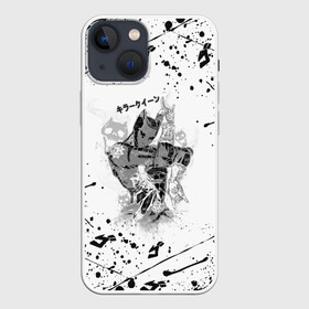 Чехол для iPhone 13 mini с принтом KILLER QUEEN черные брызги в Кировске,  |  | adventure | jojo | jojo s bizarre | jojo’s bizarre adventure | killer queen | аниме | джоджо | манга | невероятные приключения джоджо