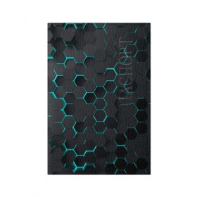 Обложка для паспорта матовая кожа с принтом 3D соты BLUE в Кировске, натуральная матовая кожа | размер 19,3 х 13,7 см; прозрачные пластиковые крепления | Тематика изображения на принте: 3d | 3d соты | 3д | texture | абстракция | соты | текстура | яркая
