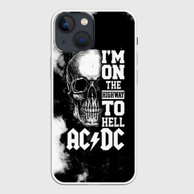 Чехол для iPhone 13 mini с принтом AC DC в Кировске,  |  | ac dc | acdc | acdc ас дс | австралийская | ангус янг | асдс | блюз | группа | крис слэйд | метал | молния | музыка | певцы | рок | рок н ролл | стиви янг | хард | хардрок | эксл роуз