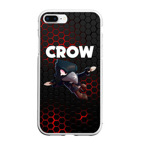 Чехол для iPhone 7Plus/8 Plus матовый с принтом BRAWL STARS CROW в Кировске, Силикон | Область печати: задняя сторона чехла, без боковых панелей | brawl stars | bull | colt | crow | leon | stars | берли | бо | брок | ворон | джесси | динамайк | дэррил | кольт | леон | мортис | нита | пайпер | пенни | поко | пэм | рикошет | спайк | фрэнк | шелли | эль примо