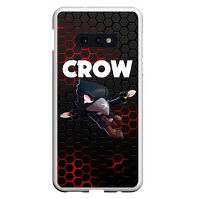 Чехол для Samsung S10E с принтом BRAWL STARS CROW в Кировске, Силикон | Область печати: задняя сторона чехла, без боковых панелей | brawl stars | bull | colt | crow | leon | stars | берли | бо | брок | ворон | джесси | динамайк | дэррил | кольт | леон | мортис | нита | пайпер | пенни | поко | пэм | рикошет | спайк | фрэнк | шелли | эль примо