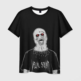 Мужская футболка 3D с принтом Velial Squad в Кировске, 100% полиэфир | прямой крой, круглый вырез горловины, длина до линии бедер | Тематика изображения на принте: horror | music | rap | redvelsqd | rock | музыка | рок | рэп | хоррор