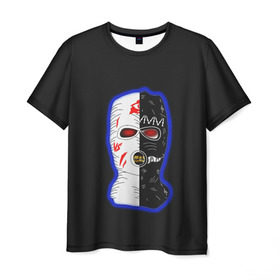Мужская футболка 3D с принтом Velial Squad в Кировске, 100% полиэфир | прямой крой, круглый вырез горловины, длина до линии бедер | horror | music | rap | redvelsqd | rock | музыка | рок | рэп | хоррор